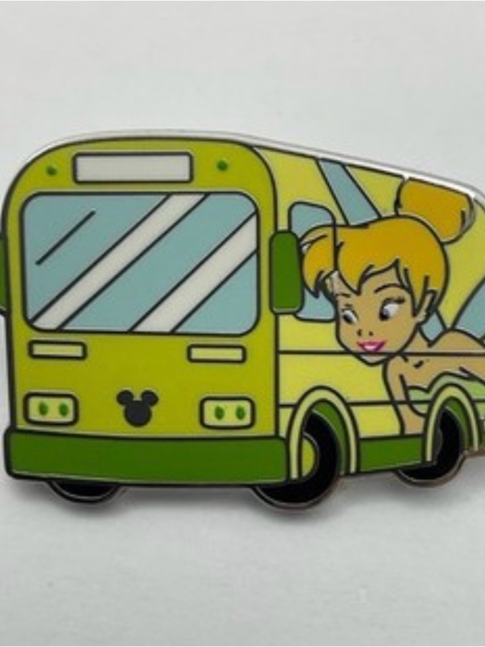 Tinker Bell Green Bus Enamel Pin